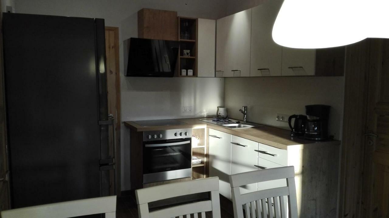 Blockhaus - Ferienwohnung Sunrise أوغسطبورغ المظهر الخارجي الصورة
