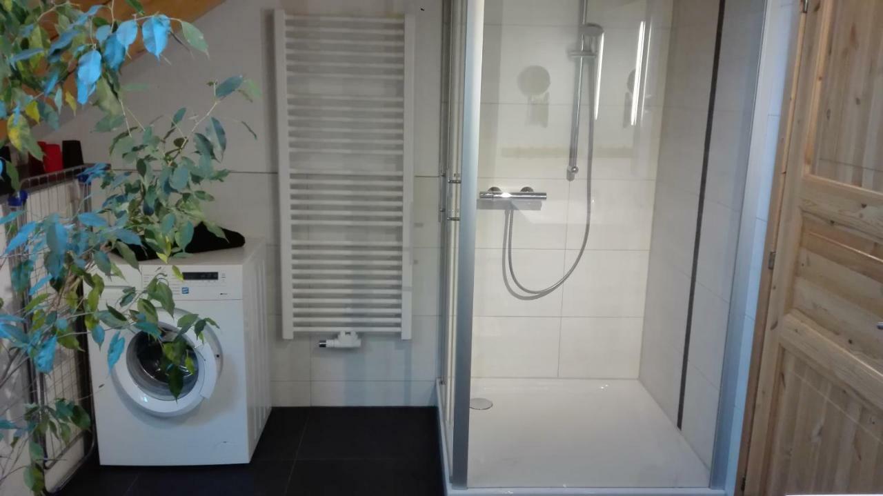 Blockhaus - Ferienwohnung Sunrise أوغسطبورغ المظهر الخارجي الصورة